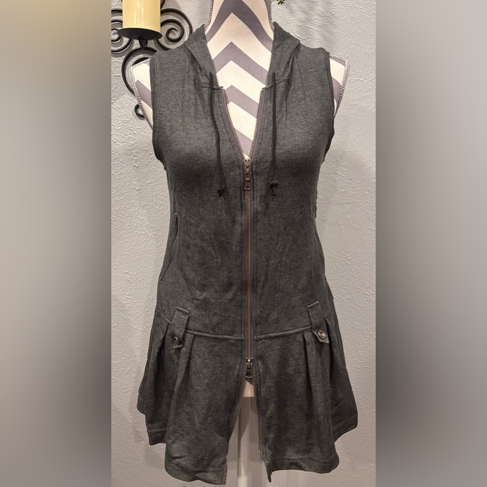 Vest Dress Double zipper